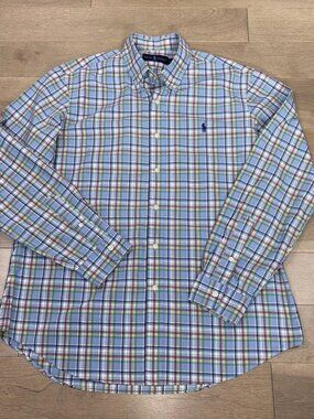 RALPH LAUREN men's plaid shirt size large